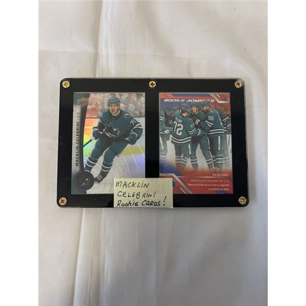 MACKLIN CELEBRINI ROOKIE CARD