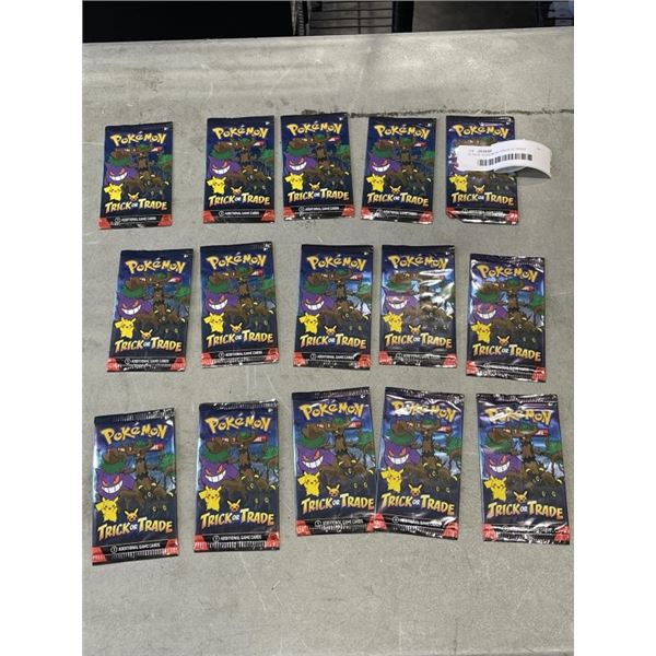 15 NEW POKEMON TRICK O TREAT BOOSTER PACKS