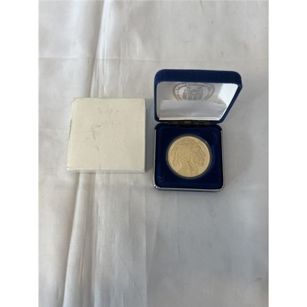 NATIONAL COLLECTORS MINT GOLD TONE 'COPY' COIN