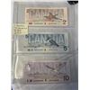 Image 1 : 3 CANADIAN BIRD SERIES BILLS 1986 $2, 1986 $5, 1989 $10 BILL IN MINT SHARE CONDITION