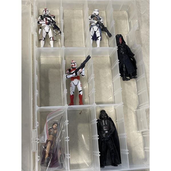 6 VINTAGE COLLECTIBLE STAR WARS FIGURES