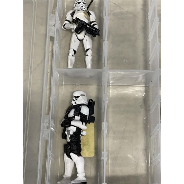 6 VINTAGE COLLECTIBLE STAR WARS FIGURES