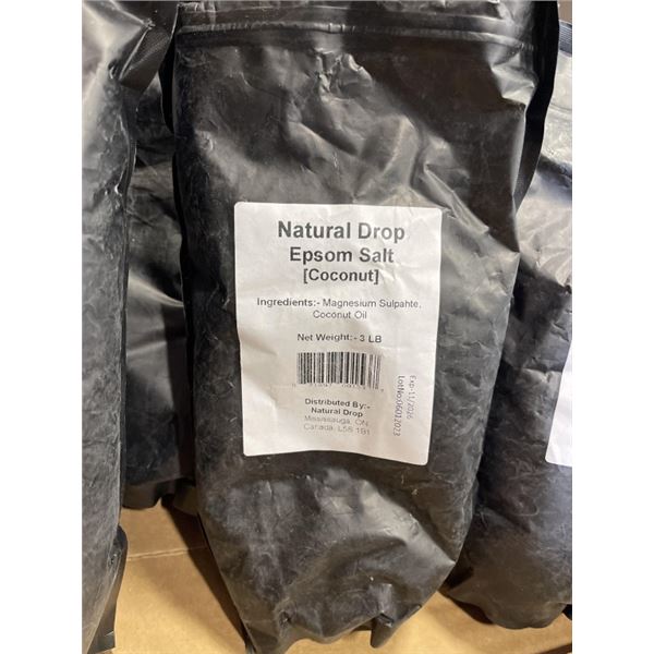 LARGE LOT OF NEW COCONUT EPSOM SALTS