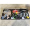 Image 4 : FRINGE TV SERIES, SEASON 1,2,3 AND STACK OF POPCORN BUCKETS