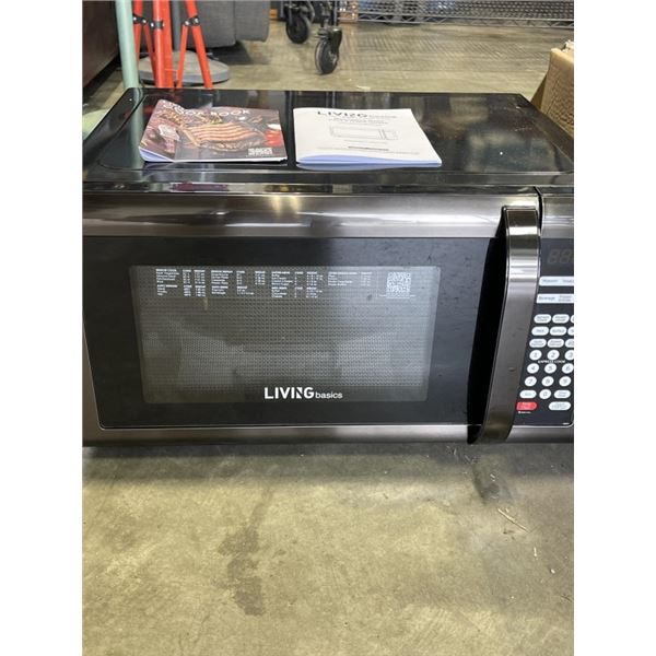AS NEW LIVING BASICS MICROWAVE