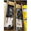 Image 3 : BOX AND BAG OF HOUSEHOLD ITEMS, CRAFT SUPPLIES, DOG VESTS, WORK OUT PULLEYS, ETC