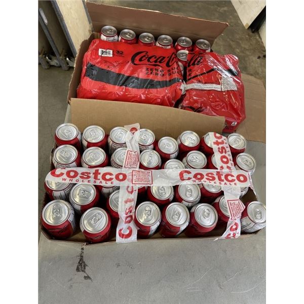 2 PARTIAL CASES OF COCA COLA ZERO SUGAR