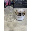Image 3 : 3 AS NEW VANITY BRUSH STORAGE BOXES DUSTPROOF ROATATING BASE