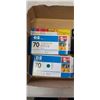 Image 2 : 4HP 70 COLOUR INK CARTIDGES 130ML FOR HP DESIGNJET SERIES - RETAIL OVER $400