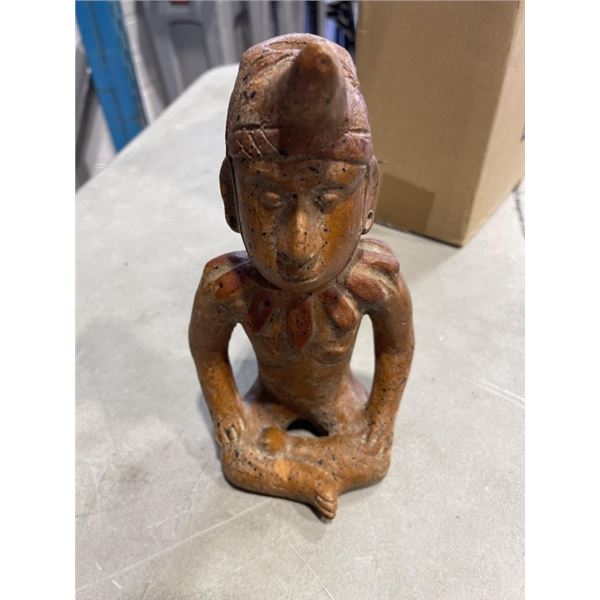 MEXICAN SHAMAN FIGURE - CHIP ON FOOT