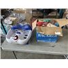 Image 1 : DR SCHOLLS FOOT BATH AND ASOSRTED GLASS WARE