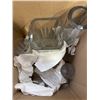 Image 4 : 2 BOXES OF ASSORTED HOUSEHOLD ITEMS INCLUDING HEAVY CRYSTAL VAVES BOARD GAMES ETC