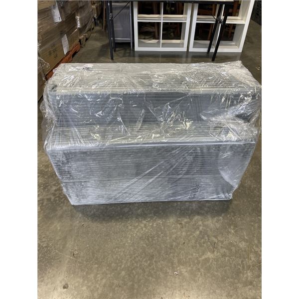 GREY FABRIC FOLDING MATTRESS