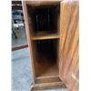 Image 2 : ANTIQUE OAK DROP SIDE TABLE WITH STORAGE