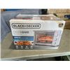 Image 2 : BLACK AND DECKER 6-SLICE AIR FRY TOASTER OVEN - TESTED WORKING, RETAIL $179