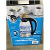 Image 3 : HAMILTON BEACH 1L GLASS ELECTRIC KETTLE - TESTED WORKING