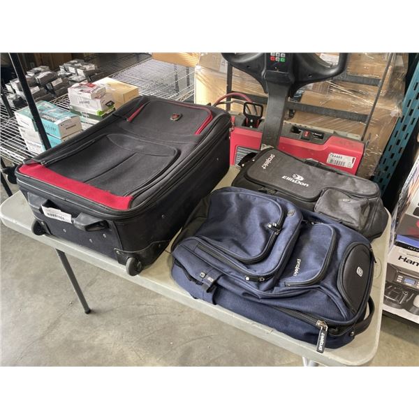 2 PROJEKT LAPTOP TRAVEL BAGS AND ROLLING SUITCASE