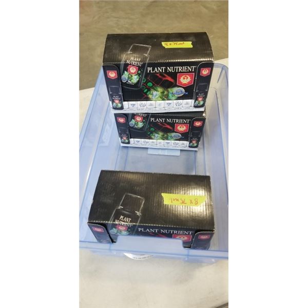 3 CASES OF HOUSE AND GARDEN PLANT NUTRIENTS