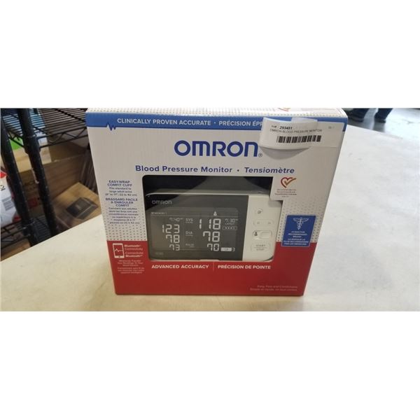OMRON BLOOD PRESSURE MONITOR