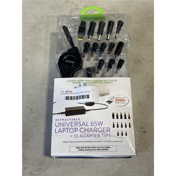 UNIVERSAL RETACTABLE  65W LAPTOP CHARGER AND INSIGNA 180 W LAPTOP CHARGER