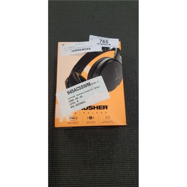 SKULLCANDY CRUSHER OVER EAR SOUND ISOLAING BLUETOOTH HEADPHONES - TESTED WORKING, RETAIL $149