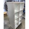 Image 2 : WHITE IKEA 8 CUBICLE DISPLAY SHELF