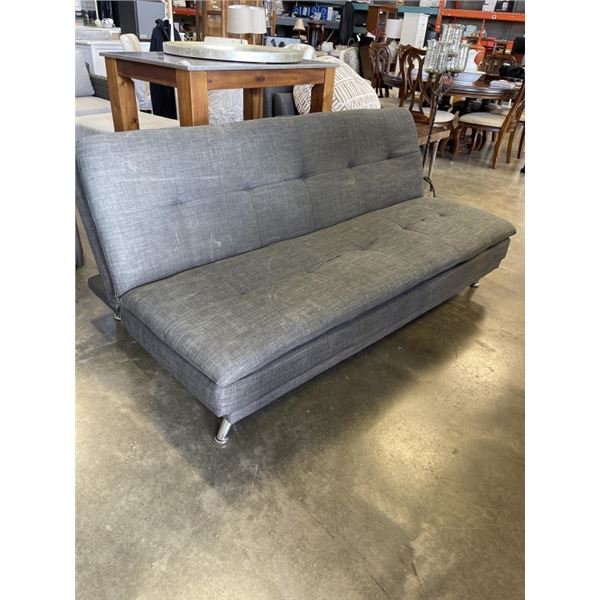 GREY CLICK CLACK FUTON