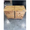 Image 1 : PAIR OF PINE NIGHT STANDS