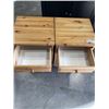 Image 3 : PAIR OF PINE NIGHT STANDS