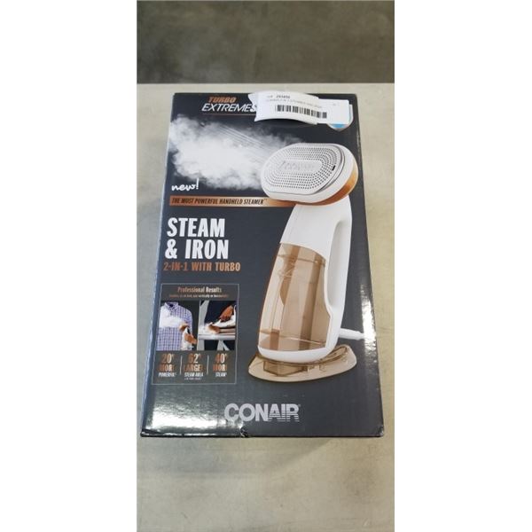 CONAIR 2 IN 1 STEAMER AND IRON