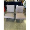 Image 1 : 2 METAL PATIO CHAIR W/ CUSHIONS