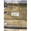 Image 2 : VIVO DARK GREYY 71'X 71' CURVED CORNER TBALE TOP AND VIVO BLACK EXTRA LARGE ELECTRIC SINGLE MOTOR CO