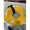 Image 1 : AS NEW INDOOR /OUTDOOR 3 WIRED 200FT 10 AWG YELLOW EXTENTION CORD