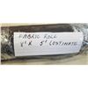 Image 3 : ROLL OF RED FABRIC, 56 INCH X 30FT APPROX. AND ROLL OF GREY FABRIC, 8X5FT ESTIMATE