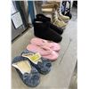 Image 1 : 4 NEW PAIRS OF WOMENS SIZE 11 BOOTS AND SLIPPERS