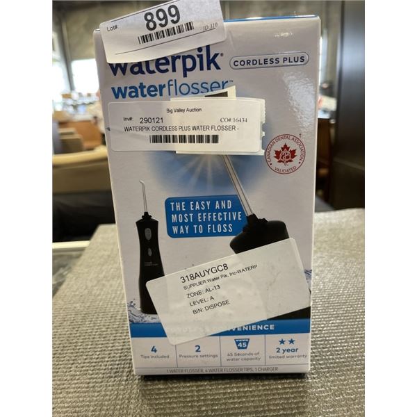 WATERPIK CORDLESS PLUS WATER FLOSSER - TESTED WORKINGC