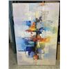 Image 4 : 2 PAINTING, ONE BY ISABEL ANDERSON, 1989. SECOND IS 6X4 FEET WITH A CONTEMPORARY DESIGN