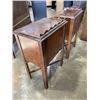 Image 4 : PAIR OF VINTAGE NIGHT STANDS WITH GALLERY TOP