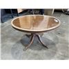 Image 1 : ANTIQUE OVAL GLASS TOP COFFEE TABLE