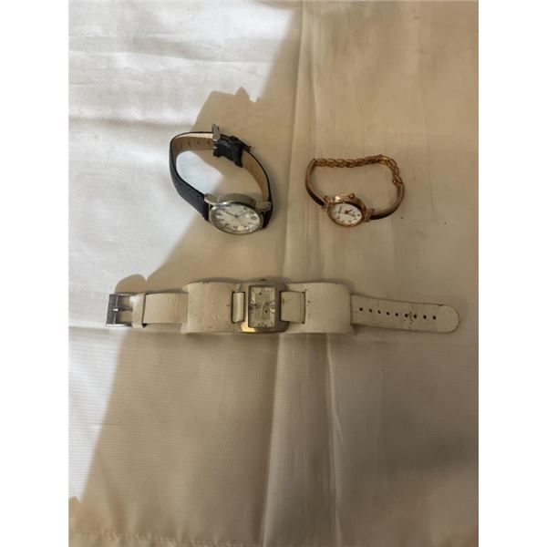 3 LADIES WATCHES
