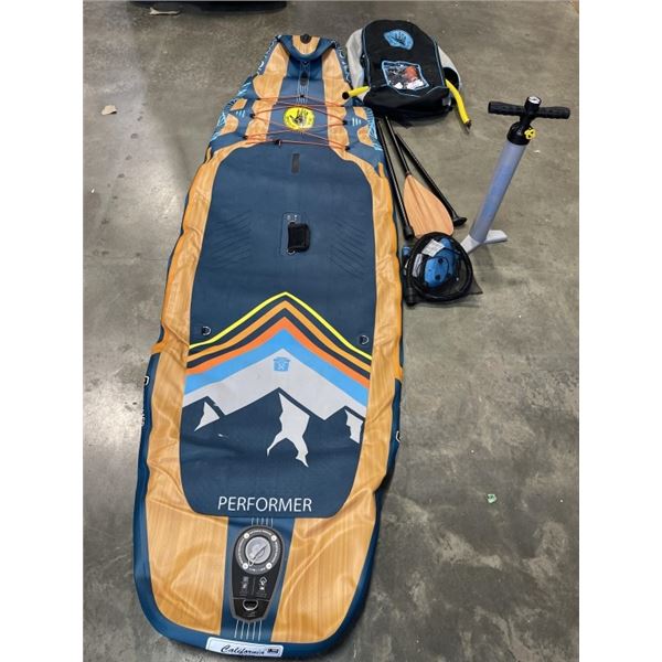 BODY GLOVE PERFORMER PADDLE BOARD WITH BAG AND ACCESSORIES
