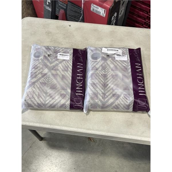 2 NEW JINCHAN MODERN CURTIAN 84' LENGTH