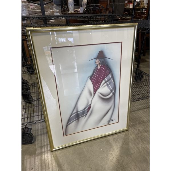 VINTAGE ROBERT REDBIRD PRINT