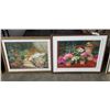 Image 1 : 2 ORIGINAL  FLOWER SCENES BY PILAR OTERO OILS ON CANVAS