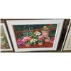 Image 4 : 2 ORIGINAL  FLOWER SCENES BY PILAR OTERO OILS ON CANVAS