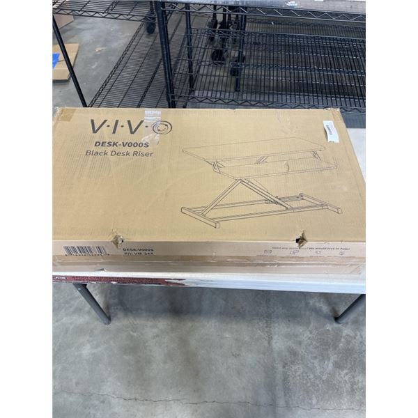 VIVO BLACK DESK RISER