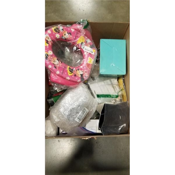 BOX OF ASSORTED NEW ITEMS