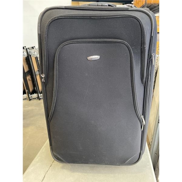 POLO RACQUET BLACK TRAVEL SUITCASE