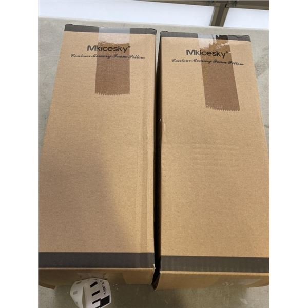 2 NEW CONTOUR MEMORY FOAM PILLOWS
