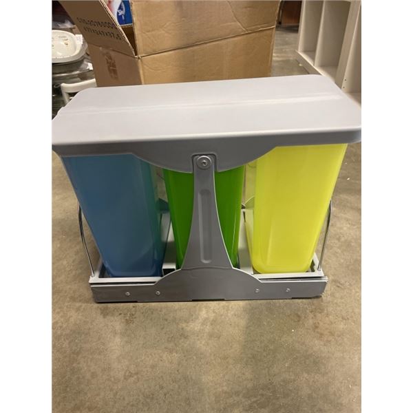 BARON 2 BIN UNDER COUNTER GARABGE CAN AND ULTRA SONIC HUMIDIFIER